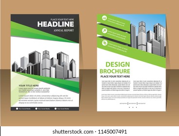 Business abstract vector template. Brochure design, cover modern layout, annual report, poster, flyer in A4 with colorful triangles, geometric shapes for tech, science, market with light background