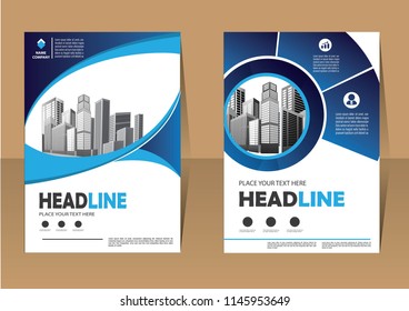 Business abstract vector template. Brochure design, cover modern layout, annual report, poster, flyer in A4 with colorful triangles, geometric shapes for tech, science, market with light background