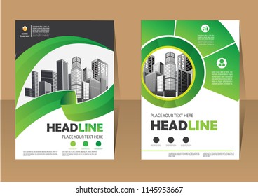 Business abstract vector template. Brochure design, cover modern layout, annual report, poster, flyer in A4 with colorful triangles, geometric shapes for tech, science, market with light background