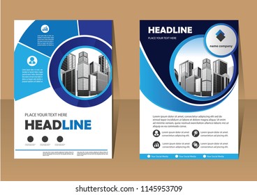 Business abstract vector template. Brochure design, cover modern layout, annual report, poster, flyer in A4 with colorful triangles, geometric shapes for tech, science, market with light background