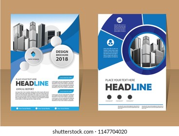 Business abstract vector template. Brochure design, cover modern layout, annual report, poster, flyer in A4 with colorful triangles, geometric shapes for tech, science, market with light background