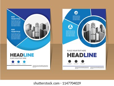 Business abstract vector template. Brochure design, cover modern layout, annual report, poster, flyer in A4 with colorful triangles, geometric shapes for tech, science, market with light background