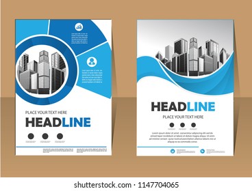 Business abstract vector template. Brochure design, cover modern layout, annual report, poster, flyer in A4 with colorful triangles, geometric shapes for tech, science, market with light background