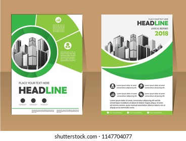Business abstract vector template. Brochure design, cover modern layout, annual report, poster, flyer in A4 with colorful triangles, geometric shapes for tech, science, market with light background
