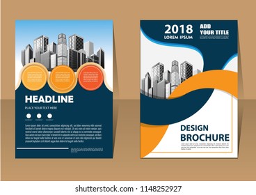 Business abstract vector template. Brochure design, cover modern layout, annual report, poster, flyer in A4 with colorful triangles, geometric shapes for tech, science, market with light background