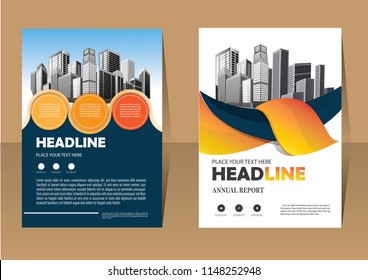Business abstract vector template. Brochure design, cover modern layout, annual report, poster, flyer in A4 with colorful triangles, geometric shapes for tech, science, market with light background
