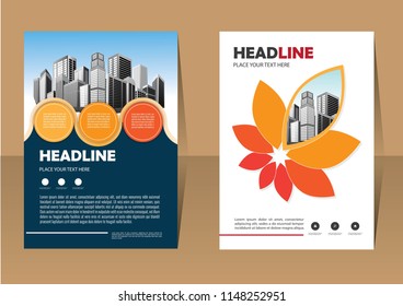 Business abstract vector template. Brochure design, cover modern layout, annual report, poster, flyer in A4 with colorful triangles, geometric shapes for tech, science, market with light background