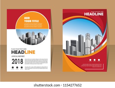 Business abstract vector template. Brochure design, cover modern layout, annual report, poster, flyer in A4 with colorful triangles, geometric shapes for tech, science, market with light background