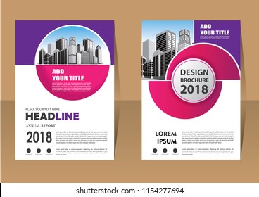 Business abstract vector template. Brochure design, cover modern layout, annual report, poster, flyer in A4 with colorful triangles, geometric shapes for tech, science, market with light background