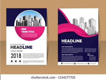 Business abstract vector template. Brochure design, cover modern layout, annual report, poster, flyer in A4 with colorful triangles, geometric shapes for tech, science, market with light background