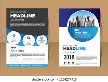 Business abstract vector template. Brochure design, cover modern layout, annual report, poster, flyer in A4 with colorful triangles, geometric shapes for tech, science, market with light background
