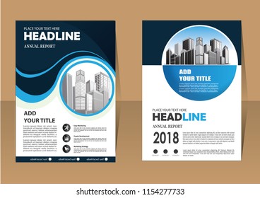 Business abstract vector template. Brochure design, cover modern layout, annual report, poster, flyer in A4 with colorful triangles, geometric shapes for tech, science, market with light background