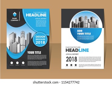 Business abstract vector template. Brochure design, cover modern layout, annual report, poster, flyer in A4 with colorful triangles, geometric shapes for tech, science, market with light background
