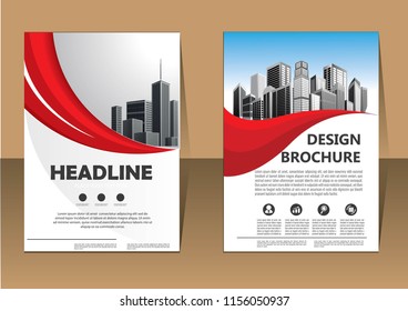 Business abstract vector template. Brochure design, cover modern layout, annual report, poster, flyer in A4 with colorful triangles, geometric shapes for tech, science, market with light background