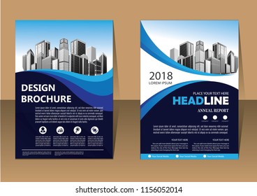 Business abstract vector template. Brochure design, cover modern layout, annual report, poster, flyer in A4 with colorful triangles, geometric shapes for tech, science, market with light background