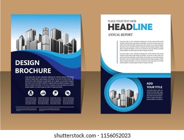 Business abstract vector template. Brochure design, cover modern layout, annual report, poster, flyer in A4 with colorful triangles, geometric shapes for tech, science, market with light background