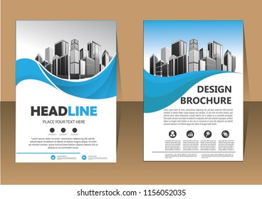 Business abstract vector template. Brochure design, cover modern layout, annual report, poster, flyer in A4 with colorful triangles, geometric shapes for tech, science, market with light background