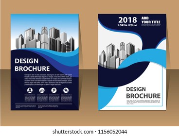 Business abstract vector template. Brochure design, cover modern layout, annual report, poster, flyer in A4 with colorful triangles, geometric shapes for tech, science, market with light background