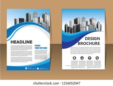 Business abstract vector template. Brochure design, cover modern layout, annual report, poster, flyer in A4 with colorful triangles, geometric shapes for tech, science, market with light background