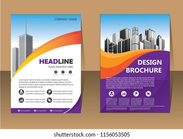 Business abstract vector template. Brochure design, cover modern layout, annual report, poster, flyer in A4 with colorful triangles, geometric shapes for tech, science, market with light backgroundgeo