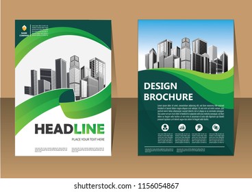 Business abstract vector template. Brochure design, cover modern layout, annual report, poster, flyer in A4 with colorful triangles, geometric shapes for tech, science, market with light background