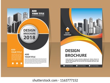 Business abstract vector template. Brochure design, cover modern layout, annual report, poster, flyer in A4 with colorful triangles, geometric shapes for tech, science, market with light background