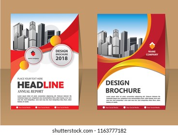 Business abstract vector template. Brochure design, cover modern layout, annual report, poster, flyer in A4 with colorful triangles, geometric shapes for tech, science, market with light background