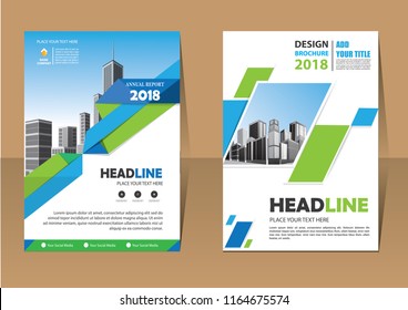 Business abstract vector template. Brochure design, cover modern layout, annual report, poster, flyer in A4 with colorful triangles, geometric shapes for tech, science, market with light background