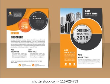 Business abstract vector template. Brochure design, cover modern layout, annual report, poster, flyer in A4 with colorful triangles, geometric shapes for tech, science, market with light background