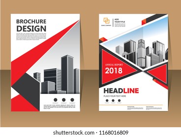 Business abstract vector template. Brochure design, cover modern layout, annual report, poster, flyer in A4 with colorful triangles, geometric shapes for tech, science, market with light background
