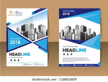 Business abstract vector template. Brochure design, cover modern layout, annual report, poster, flyer in A4 with colorful triangles, geometric shapes for tech, science, market with light background
