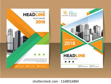 Business abstract vector template. Brochure design, cover modern layout, annual report, poster, flyer in A4 with colorful triangles, geometric shapes for tech, science, market with light background
