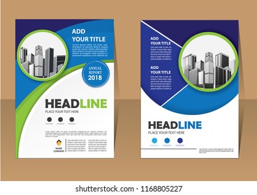 Business abstract vector template. Brochure design, cover modern layout, annual report, poster, flyer in A4 with colorful triangles, geometric shapes for tech, science, market with light background