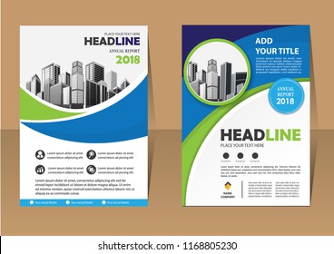 Business abstract vector template. Brochure design, cover modern layout, annual report, poster, flyer in A4 with colorful triangles, geometric shapes for tech, science, market with light background