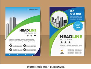 Business abstract vector template. Brochure design, cover modern layout, annual report, poster, flyer in A4 with colorful triangles, geometric shapes for tech, science, market with light background