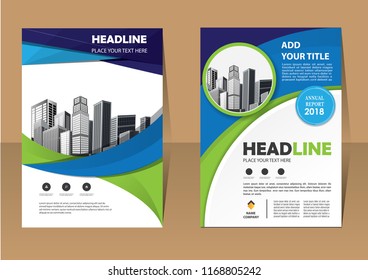 Business abstract vector template. Brochure design, cover modern layout, annual report, poster, flyer in A4 with colorful triangles, geometric shapes for tech, science, market with light background