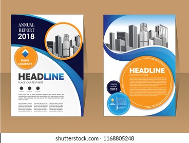 Business abstract vector template. Brochure design, cover modern layout, annual report, poster, flyer in A4 with colorful triangles, geometric shapes for tech, science, market with light background