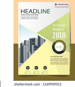 Business abstract vector template Brochure design cover modern layout annual report
poster flyer in A4 with colorful triangles geometric shapes for tech science market with light background