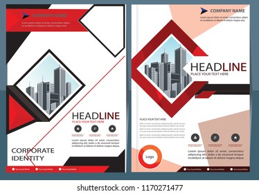Business abstract vector template Brochure design cover modern layout annual report
poster flyer in A4 with colorful triangles geometric shapes for tech science market with light background