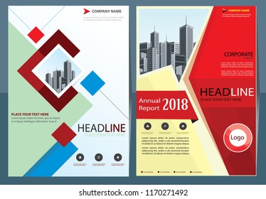 Business abstract vector template Brochure design cover modern layout annual report
poster flyer in A4 with colorful triangles geometric shapes for tech science market with light background