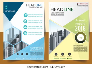Business abstract vector template Brochure design cover modern layout annual report
poster flyer in A4 with colorful triangles geometric shapes for tech science market with light background
