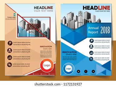 Business abstract vector template Brochure design cover modern layout annual report
poster flyer in A4 with colorful triangles geometric shapes for tech science market with light background