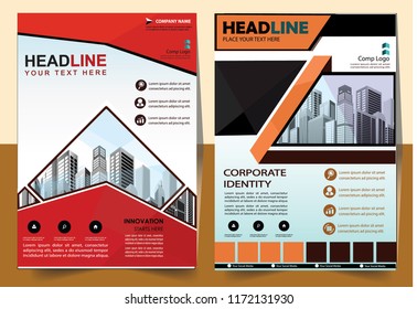 Business abstract vector template Brochure design cover modern layout annual report
poster flyer in A4 with colorful triangles geometric shapes for tech science market with light background