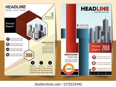 Business abstract vector template Brochure design cover modern layout annual report
poster flyer in A4 with colorful triangles geometric shapes for tech science market with light background
