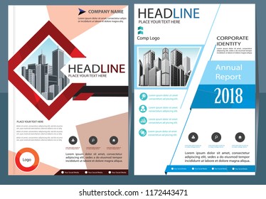 Business abstract vector template Brochure design cover modern layout annual report
poster flyer in A4 with colorful triangles geometric shapes for tech science market with light background