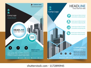 Business abstract vector template Brochure design cover modern layout annual report
poster flyer in A4 with colorful triangles geometric shapes for tech science market with light background