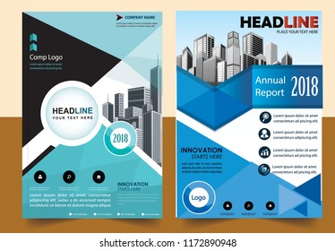 Business abstract vector template Brochure design cover modern layout annual report
poster flyer in A4 with colorful triangles geometric shapes for tech science market with light background