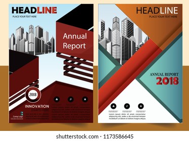 Business abstract vector template Brochure design cover modern layout annual report
poster flyer in A4 with colorful triangles geometric shapes for tech science market with light background
