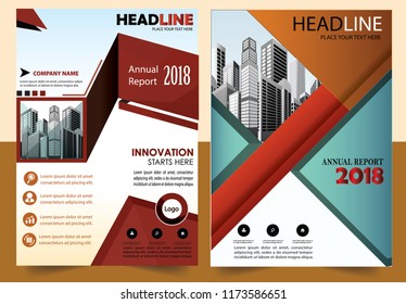 Business abstract vector template Brochure design cover modern layout annual report
poster flyer in A4 with colorful triangles geometric shapes for tech science market with light background