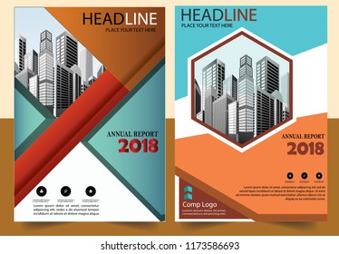 Business abstract vector template Brochure design cover modern layout annual report
poster flyer in A4 with colorful triangles geometric shapes for tech science market with light background
